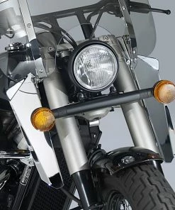 Windshields - Cruiser National Cycle Chrome Lower Deflectors (Kawasaki)