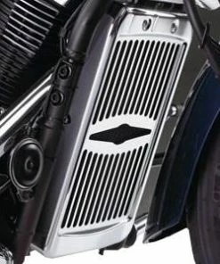 Caps / Covers / Guards - Cruiser Show Chrome Accessories Chrome Celestar Radiator Grille (Honda)