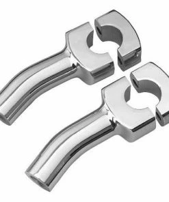 Clamps / Risers / Adapters - Cruiser Show Chrome Classic 4" Handlebar Risers