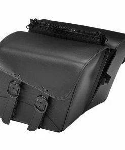 Willie & Max Willie And Max Black Jack Compact Slant Saddlebags