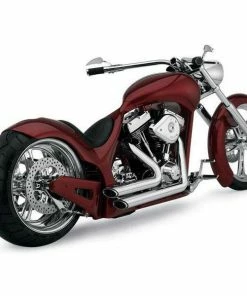 Complete - Cruiser Vance & Hines Short Shots Staggered - Chrome (Harley Davidson)