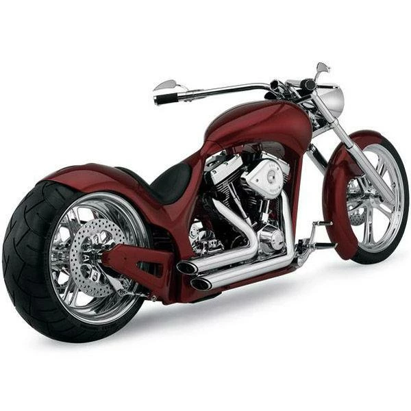 Complete - Cruiser Vance & Hines Short Shots Staggered - Chrome (Harley Davidson)