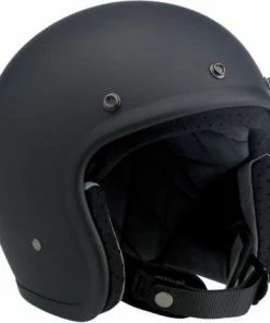 Biltwell Bonanza Flat Black Helmet Helmets