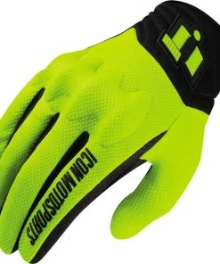 Icon Anthem 2 Hi-Viz Textile Gloves