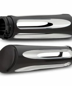 Arlen Ness Deep Cut Billet Grips - Black