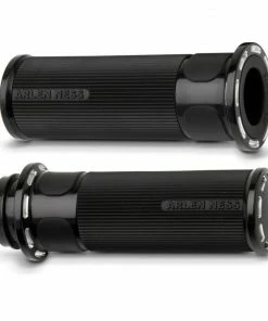Arlen Ness Slot Track Fusion Grips - Black Cruiser Grips