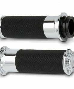 Cruiser Grips Arlen Ness Beveled Fusion Grips - Chrome