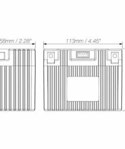 SHORAI LFX Lithium-Iron Battery LFX07L2-BS12 Batteries