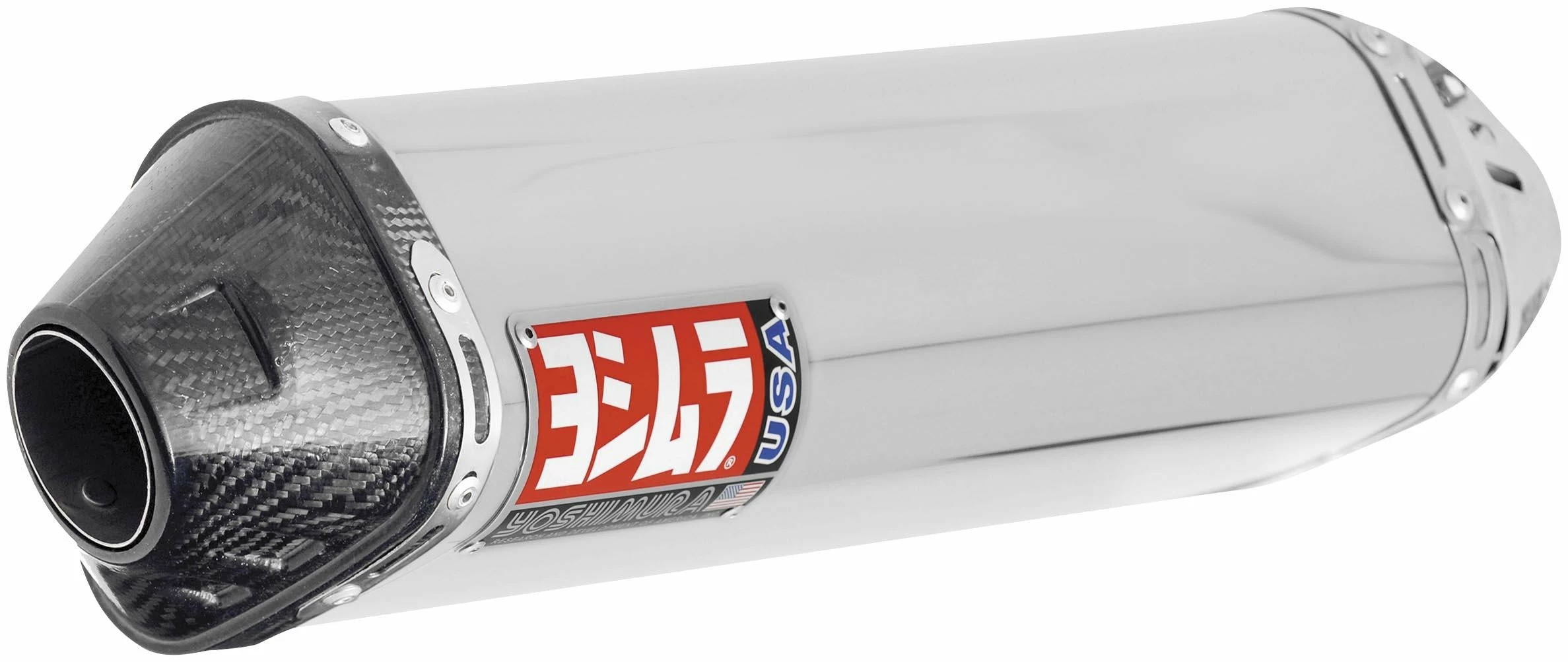 Yoshimura TRC (Tri-Oval W- Cone End Cap) Slip-On Stainless (Yamaha) Slip On - Sport
