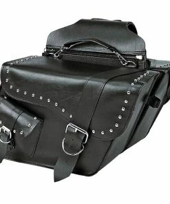 Cruiser Saddlebags Willie & Max Ranger Studded Slant Saddlebags