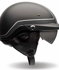 Bell Pit Boss Pin Stripe Black-Gray Helmet