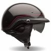 Bell Pit Boss Pin Stripe Dark Red-Black Helmet