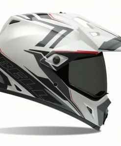 Bell MX-9 Adventure Barricade White Helmet Helmets