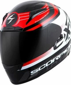 Scorpion EXO-R2000 Fortis Black-Red Helmet Helmets