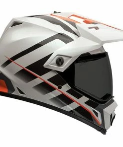 Bell MX-9 Adventure Raid Orange White Helmet Helmets