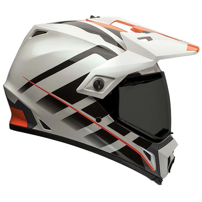 Bell MX-9 Adventure Raid Orange White Helmet Helmets
