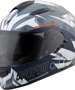 Helmets Scorpion EXO-T510 Cipher White Helmet