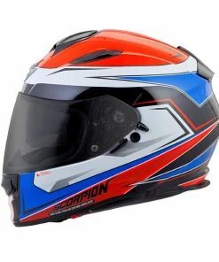 Scorpion EXO-T510 Tarmac Red-Blue Helmet Helmets
