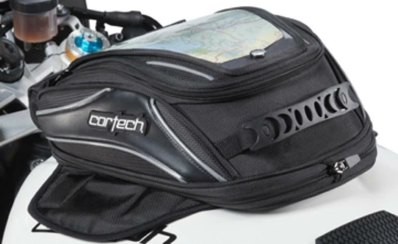 Cortech Super 2.0 10-Liter Tank Bag (Magnetic And Strap Mount) Tank Bags