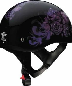 Helmets Z1R CC Beanie Purple Nightshade Half Helmet
