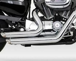 Complete - Cruiser Vance & Hines Short Shots Staggered - Chrome (Harley Davidson)