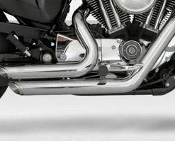 Complete - Cruiser Vance & Hines Short Shots Staggered - Chrome (Harley Davidson)