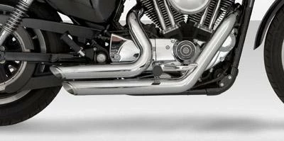 Complete - Cruiser Vance & Hines Short Shots Staggered - Chrome (Harley Davidson)