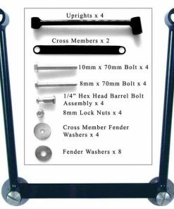 Willie & Max Willie And Max Saddlebag Hard Mount Kit Luggage Mounts And Racks