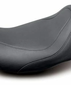 Mustang Tripper Solo Smooth Seat (Harley Davidson FL Touring 08-17) Seats For Cruisers