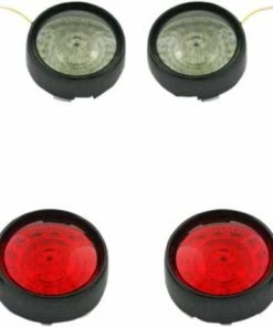 Custom Dynamics ProBEAM Bullet Bezel LED Signal Kit 1157 PB-BCM-BB-C (Black) Cruiser Turn Signals