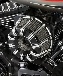 Intake - Cruiser Arlen Ness 10-Gauge Inverted Series Air Cleaner - Black