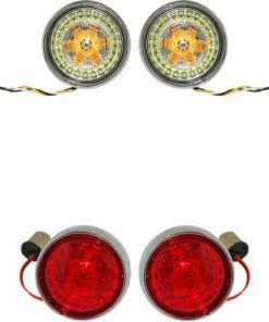 Custom Dynamics ProBEAM Bullet Bezel LED Signal Kit 1157 PB-BCM-BB-C (Chrome)