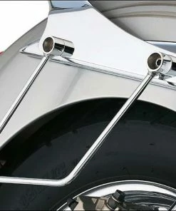 Luggage Mounts And Racks Cobra Chrome Saddlebag Supports (Honda)