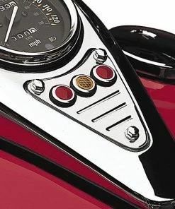 Cobra Vulcan Chrome Dash Plaque Fluted (Kawasaki)
