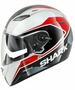 Shark Vision-R BeCool Black-White-Red Helmet