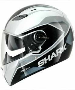 Shark Vision-R BeCool Black-White-Silver Helmet