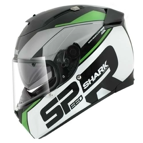 Helmets Shark Speed-R Sauer Black-White-Green