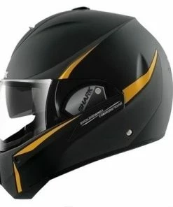 Shark Evoline 3 Century Matte Black Orange Helmets