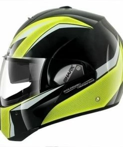 Shark Evoline 3 Century Black Hi-Viz Helmets