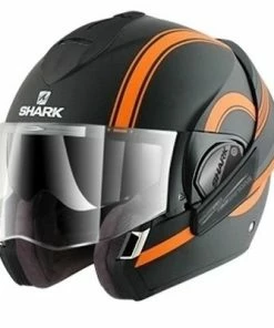 Helmets Shark Evoline 3 Moovit Matte Black Orange