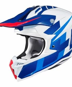 HJC I 50 Argos White-Blue MC-2