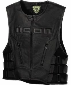 Icon Regulator D3O Leather Vest