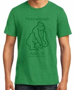 Motorangutan T-Shirt Heather Green Casual Wear