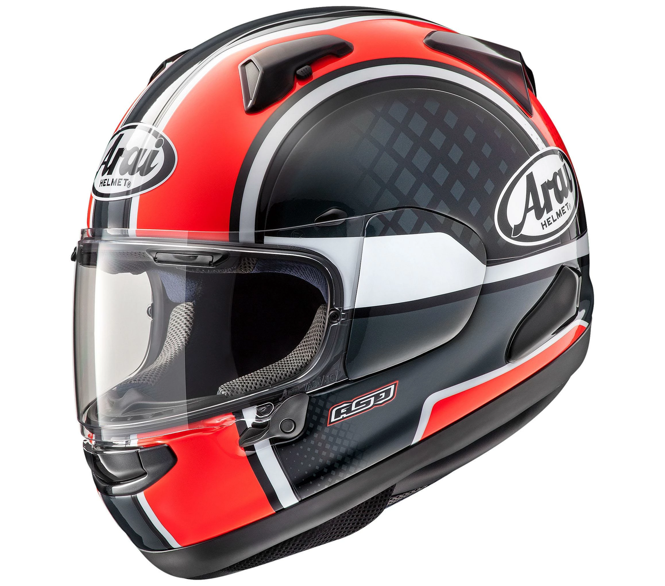Arai Quantum-X Takeoff Red Helmets