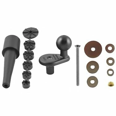 RAM Mounts RAM Stem Base Mount With 1" Ball Phone Mounts