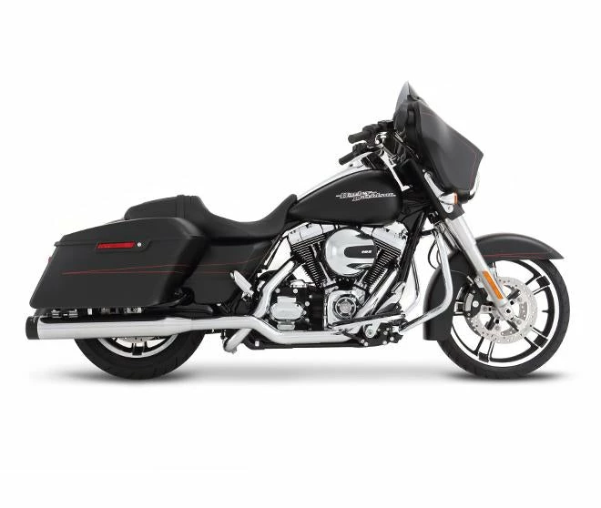 Complete - Cruiser Rinehart Racing Extreme True Duals 4" Chrome