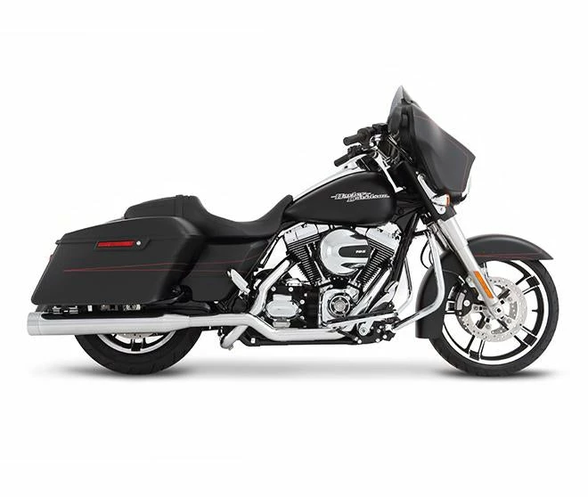 Complete - Cruiser Rinehart Racing Extreme True Duals 4" Chrome