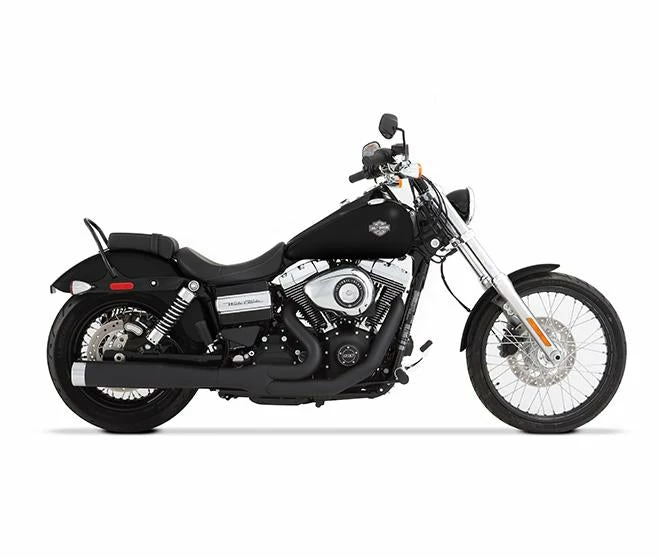 Rinehart Racing Dyna 2-into-1 - Black Complete - Cruiser