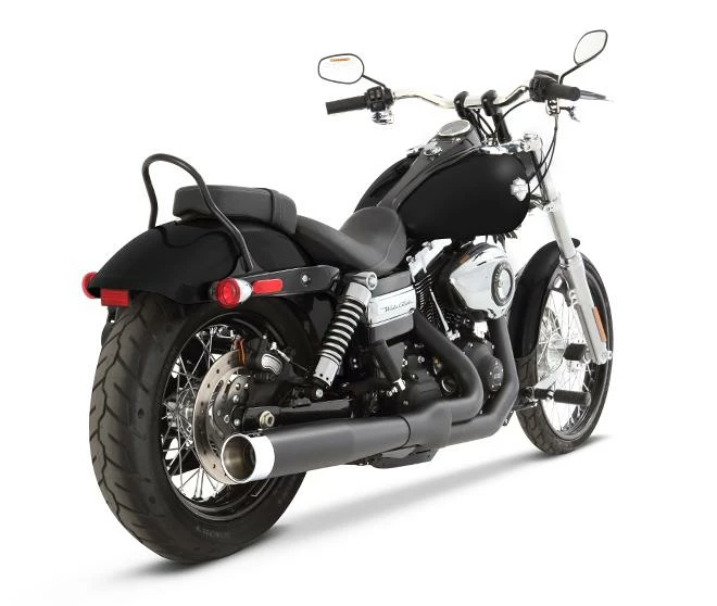 Rinehart Racing Dyna 2-into-1 - Black Complete - Cruiser