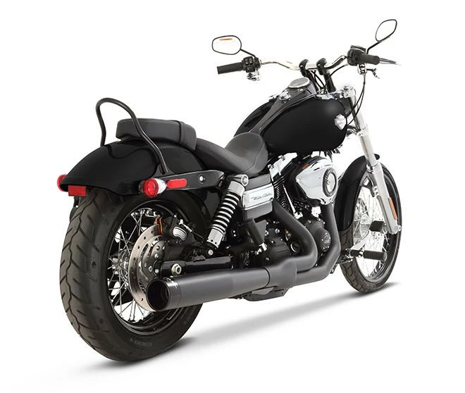 Rinehart Racing Dyna 2-into-1 - Black Complete - Cruiser